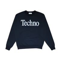 TECHNO LOGOTYPE SWEATSHIRT [BLACK]