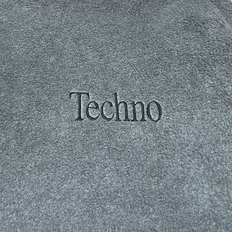 TECHNO LOGOTYPE ZIP FLEECE [GRAY]
