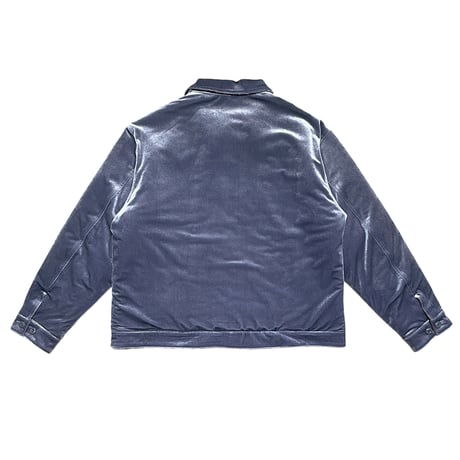 VELOUR WORK JACKET [LT.BLUE]