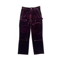 VELOUR DOUBLE KNEE [BURGUNDY]