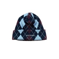ARGYLE BEANIE [NAVY]