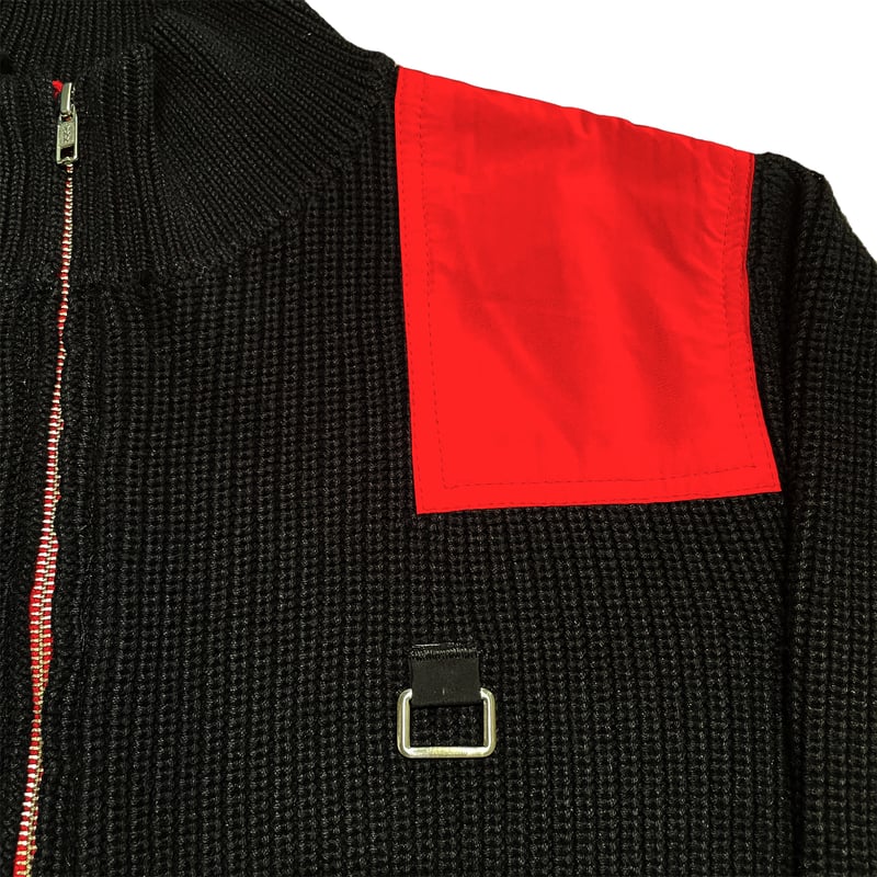激レア】ICE & TECHNO | ZIP UP COMBAT KNIT M