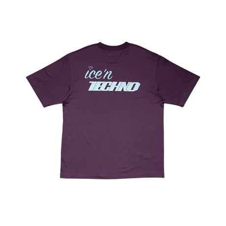 ICE'N TECHNO LOGO TEE [BURGUNDY]