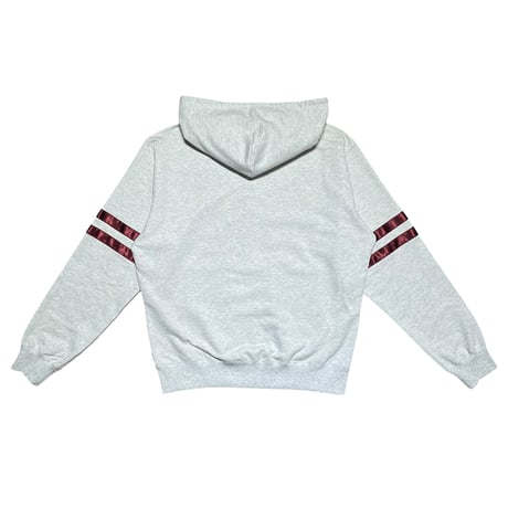 COLLEGE ZIP HOOD [LT.GRAY]