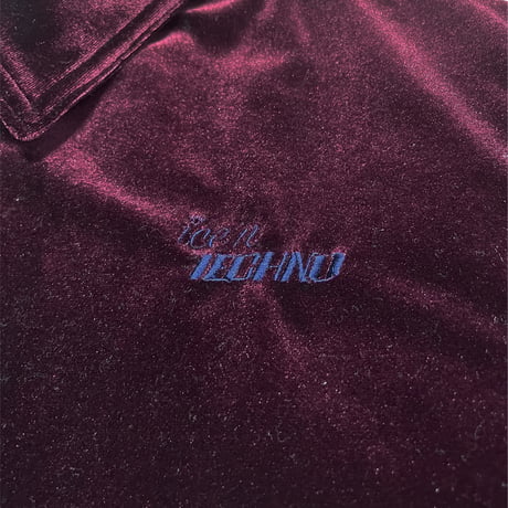 VELOUR WORK JACKET [BURGUNDY]