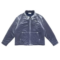 VELOUR WORK JACKET [LT.BLUE]