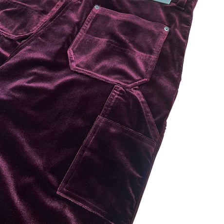 VELOUR DOUBLE KNEE [BURGUNDY]