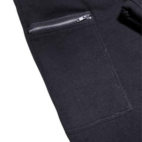 SWEAT FLIGHT PANTS [BLACK]
