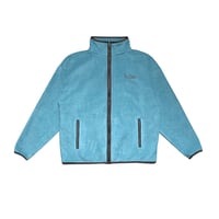 TECHNO LOGOTYPE ZIP FLEECE [LT.BLUE]
