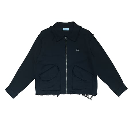 GAUZE JACKET [BLACK]