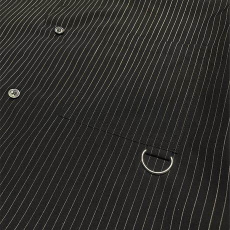 ICEANDRE STRIPE SHIRT [BLACK]