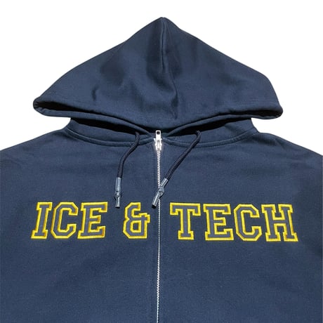 COLLEGE ZIP HOOD [NAVY]