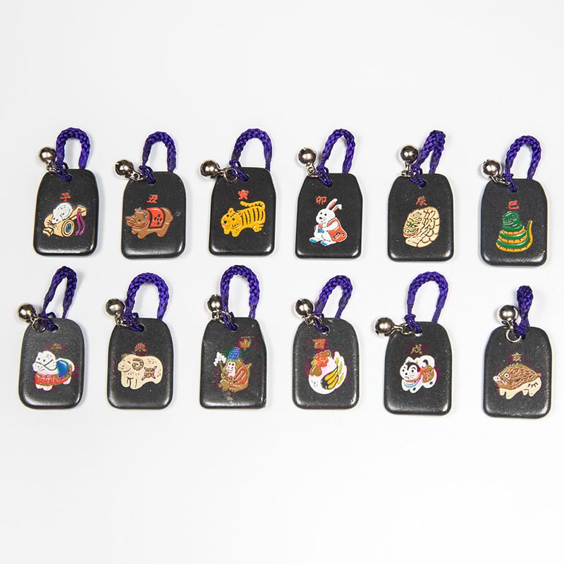 送料込み　根付け　干支　十二支　新品・中古混ざってフルセット　計17個 楽天市場】12支,干支のお守り根付 : 笑福工房 万兵