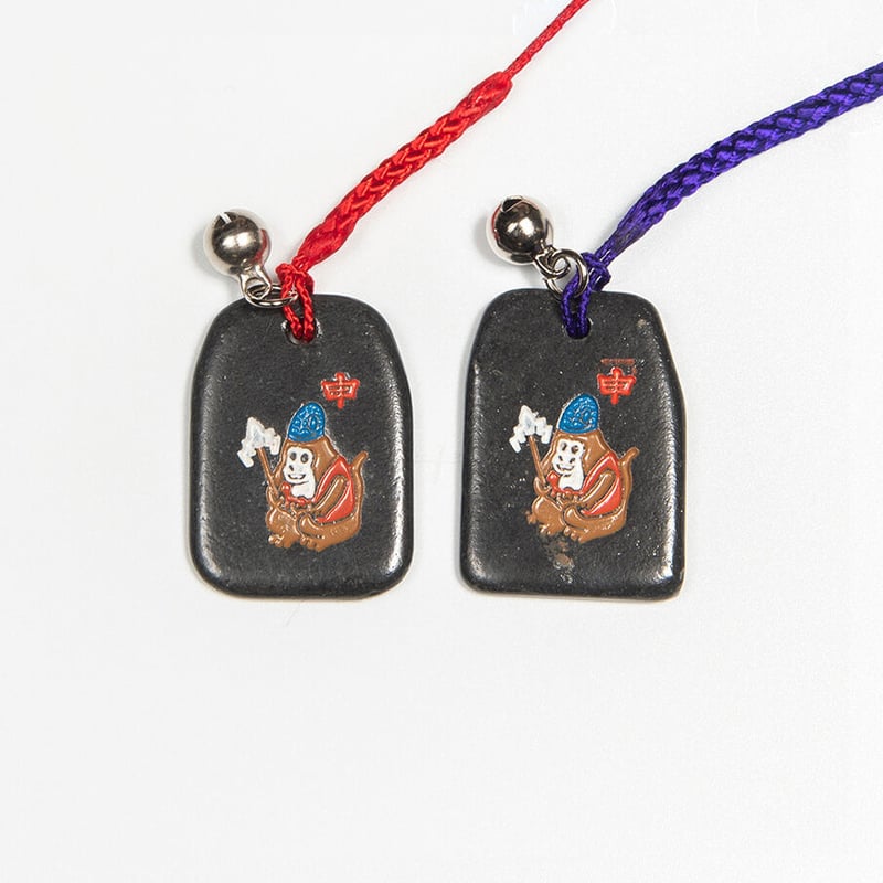 申 干支縁起石根付（赤・紫） | 増上寺オンラインストア