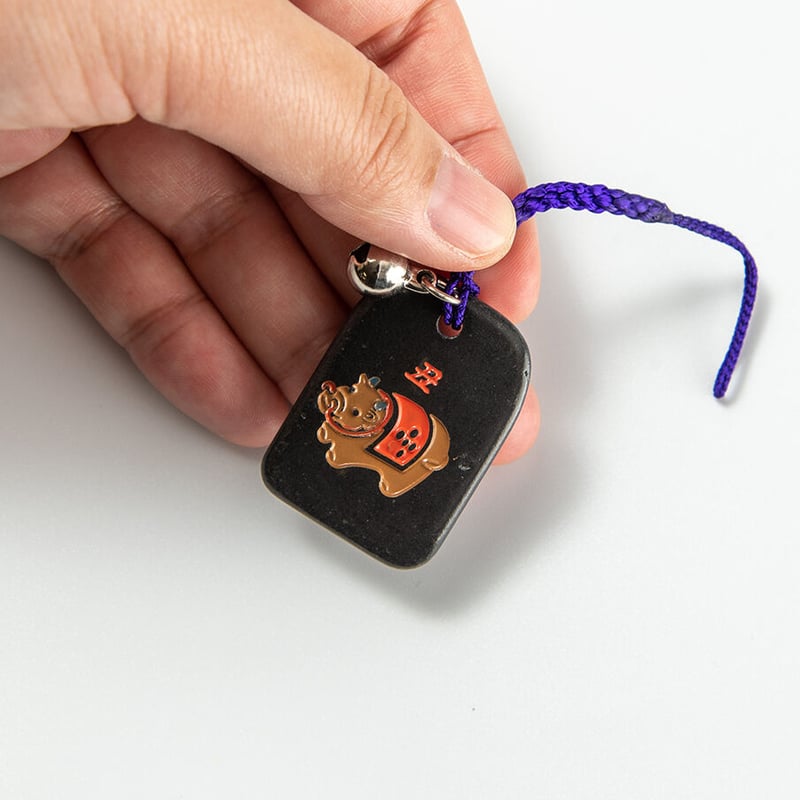 【中古】 十二支運勢宝鑑　丑（うし） 干支丑三陶園山口吉旺画牛うし