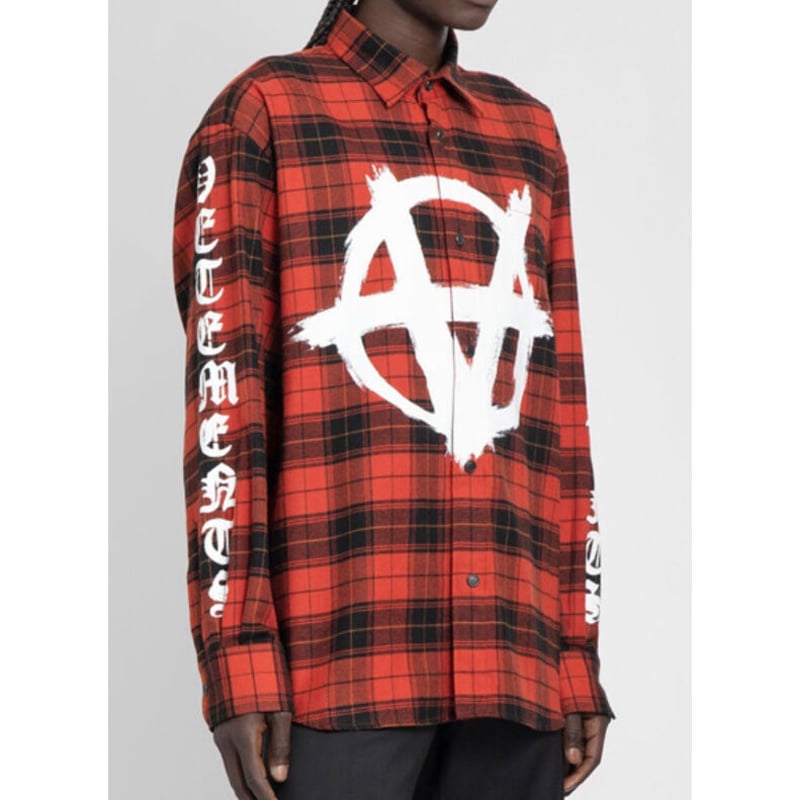 VETEMENTS（ヴェトモン）ロゴチェックシャツ | REAL CLOTHES