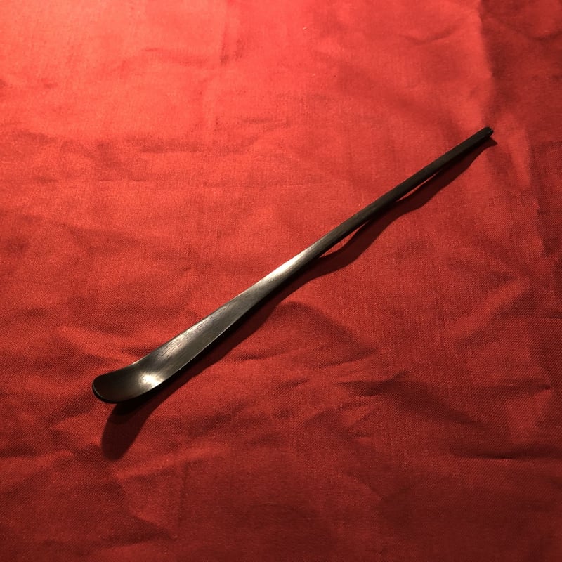 無節 黒柿 茶杓 | AKAZONAE