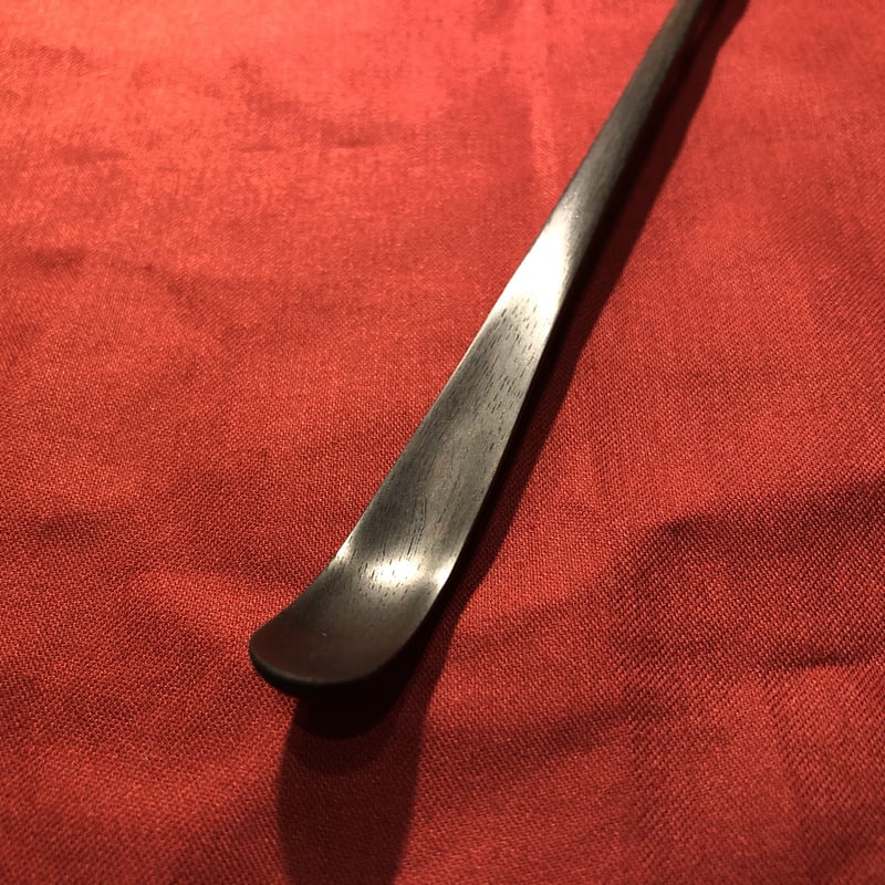 無節 黒柿 茶杓 | AKAZONAE