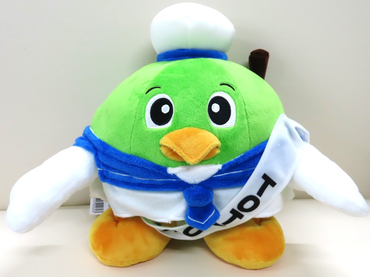 緑色の鳥の顔型ぬいぐるみ メジロ ぬいぐるみ 鳥 アミューズ AMUFUN ふくふくことり マスコット