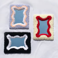 〈handmade〉 rug mirror mini / weave