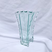 〈vintage〉clear vase