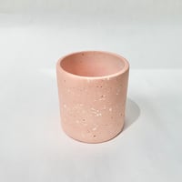 〈handmade〉terrazzo like pot / salmon pink