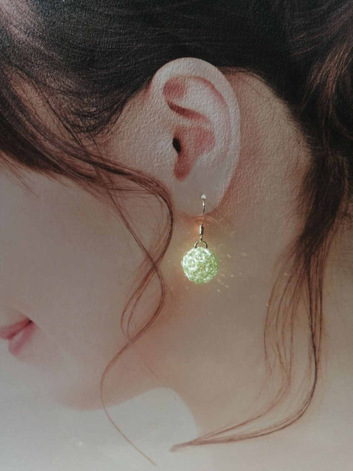 フラーレン ピアス＊ ペリドット 2㎜ | Lapism