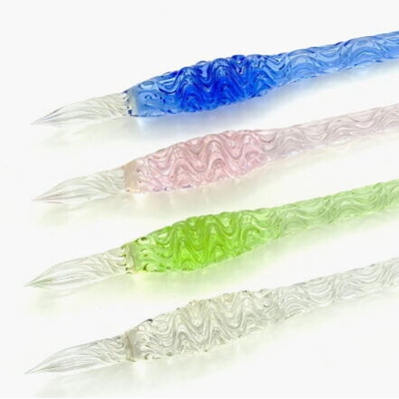 硬質ガラスペン 大文字 | ガラス工房炎 菅清流