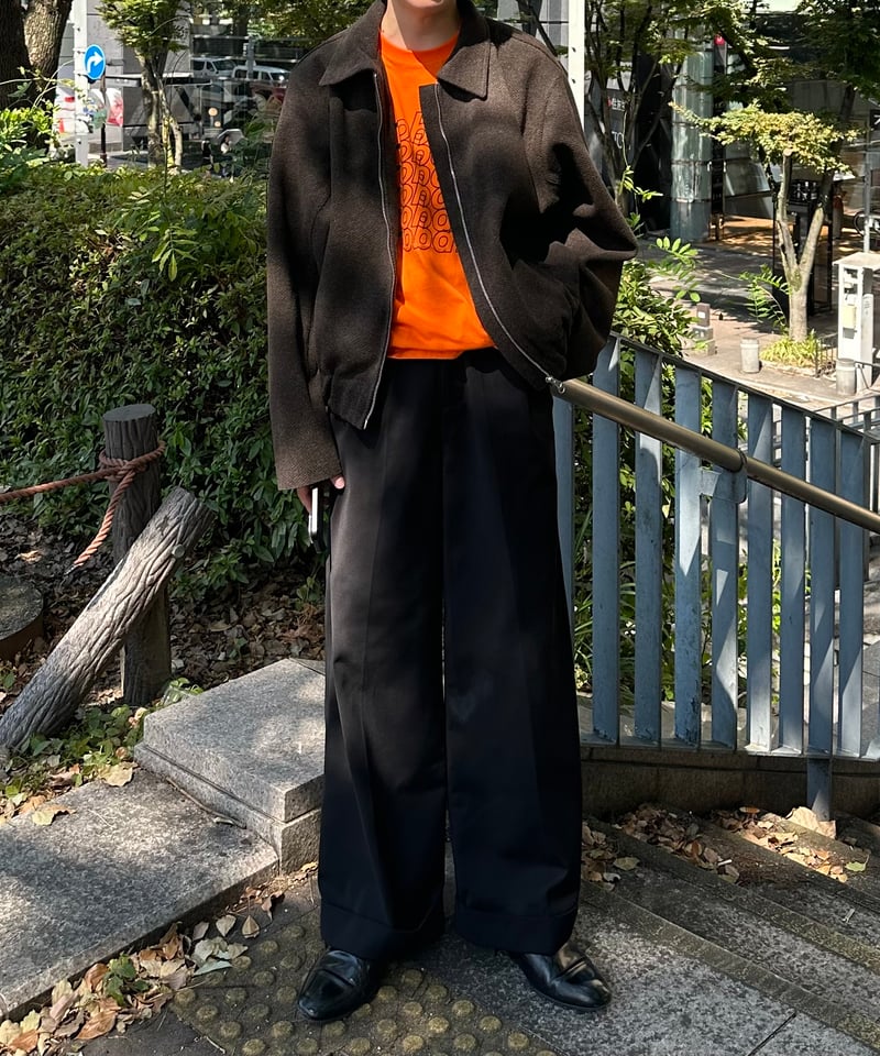 短丈ウールブルゾン【BROWN】 | Mr.Creape