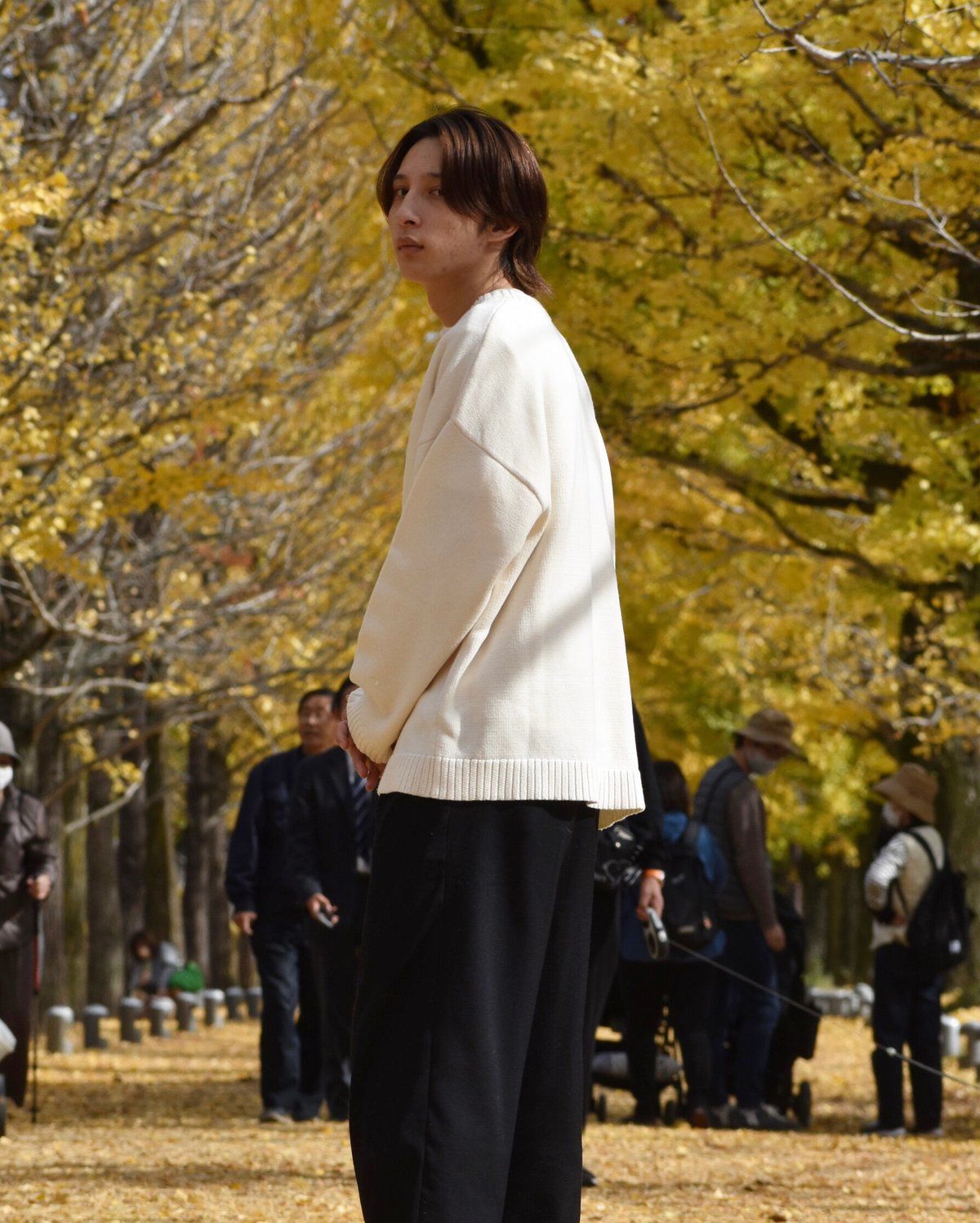 Vネック厚手ニット | Mr.Creape