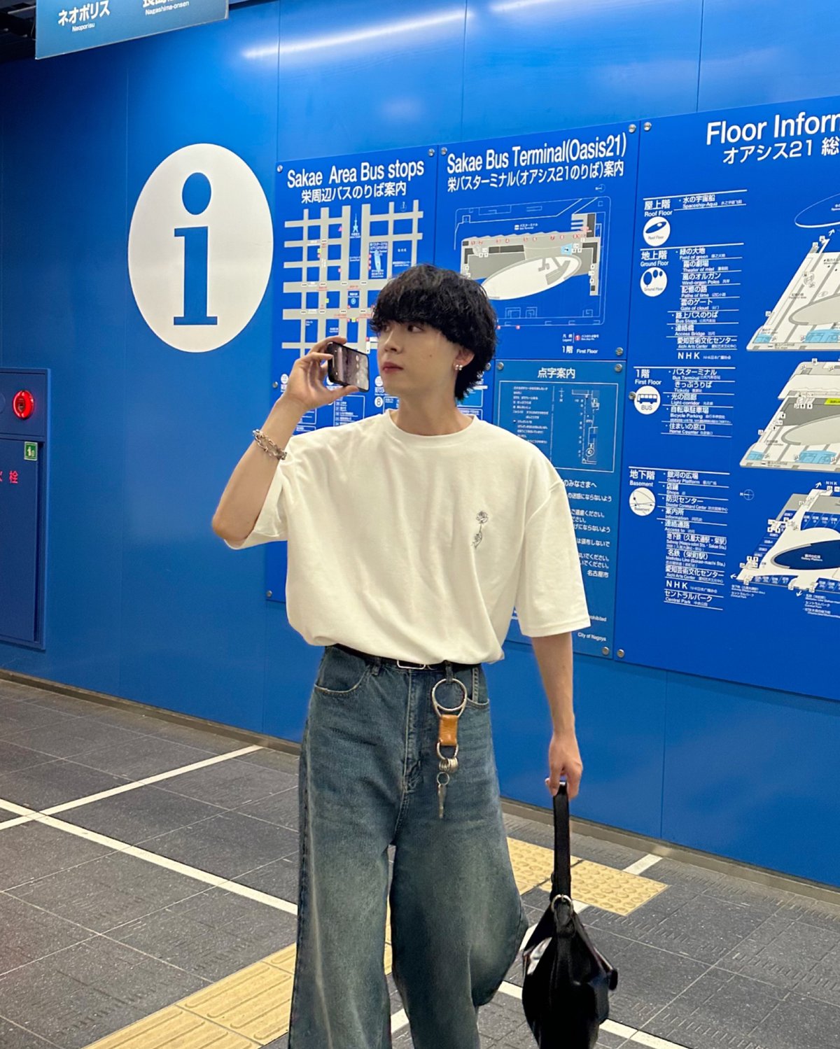 花柄プリントTシャツ【WHITE】 | Mr.Creape