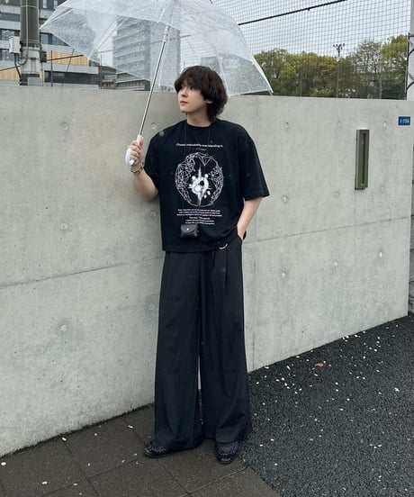 ワイドバギータックスラックス【BLACK】
