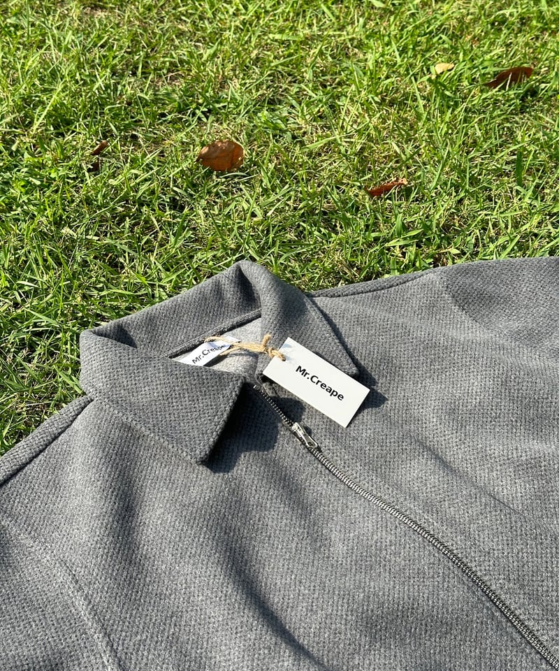 古着 70s フランス製 ショート丈 ウールブルゾン 短丈ウールブルゾン【GRAY】 | Mr.Creape