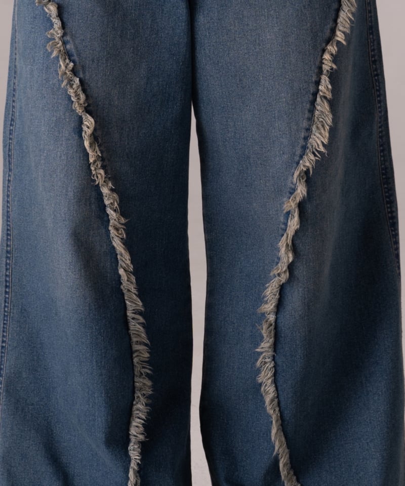 コレクター必見！UNDERCOVER But期 フリンジデニム M アーカイブ コレクター必見！UNDERCOVER But期 フリンジデニム M アーカイブ