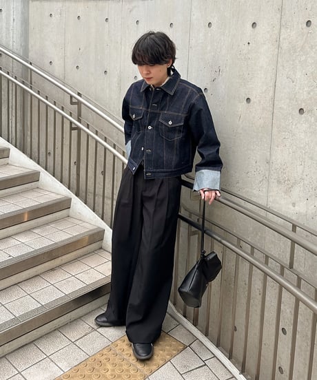 ワイドバギータックスラックス【BLACK】