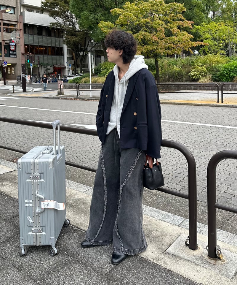 ショート丈ダブルジップパーカー | テックウェア専門店 AHAMKARA OLD