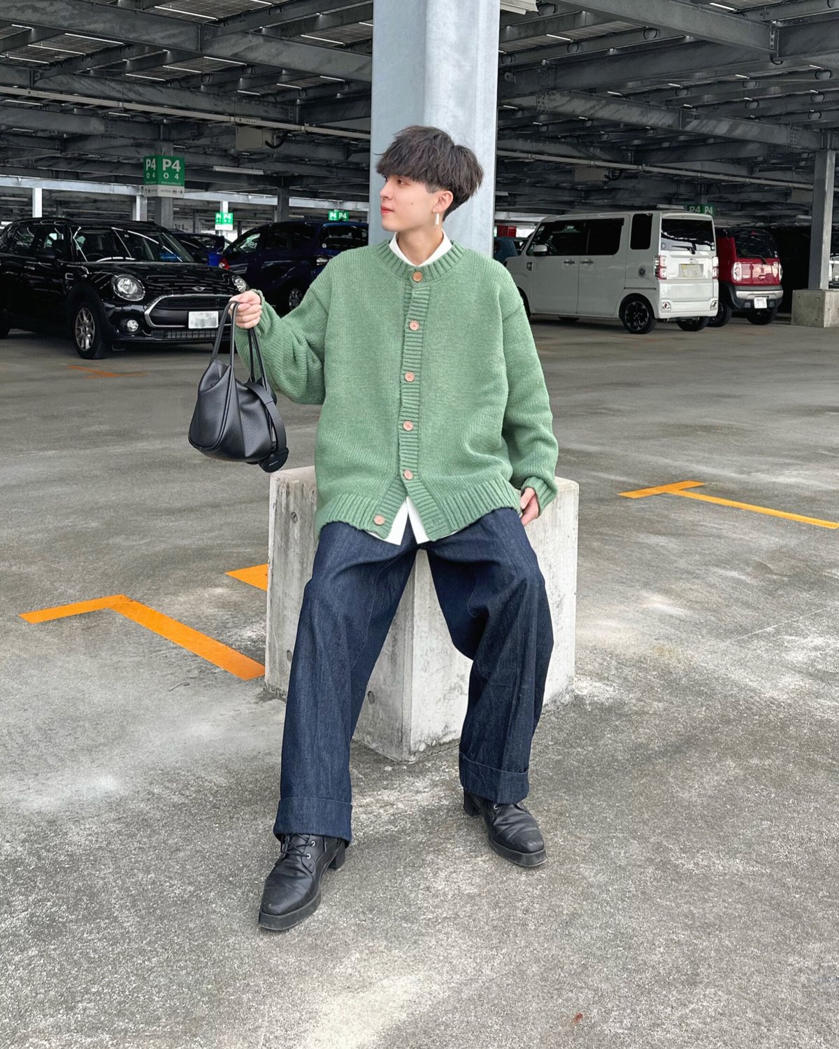 クルーネックカーディガン | Mr.Creape クルーネックカーディガン | Mr.Creape