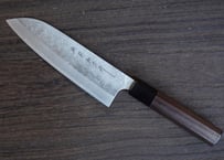 品番 CK201　越前加茂作 V金10号ダマスカス三徳和包丁 17cm