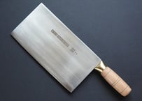 中華包丁 陳枝記 文武刀 (厚刃) ハガネ 22cm | ビエント工芸・包丁ストア