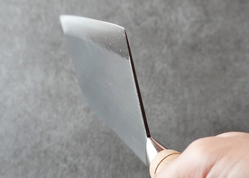 中華包丁 陳枝記 文武刀 (厚刃) ハガネ 22cm | ビエント工芸・包丁ストア