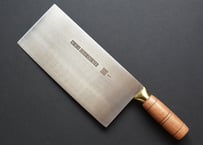 中華包丁 陳枝記（Chan Chi Kee）ハガネ 文武刀 22cm 木柄 陳枝記 中華包丁 キッチンチョッパー （文武刀2号） 1-0339-2301
