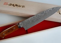 CS206 佐治作　ハイスR2ダマスカス牛刀包丁 21cm