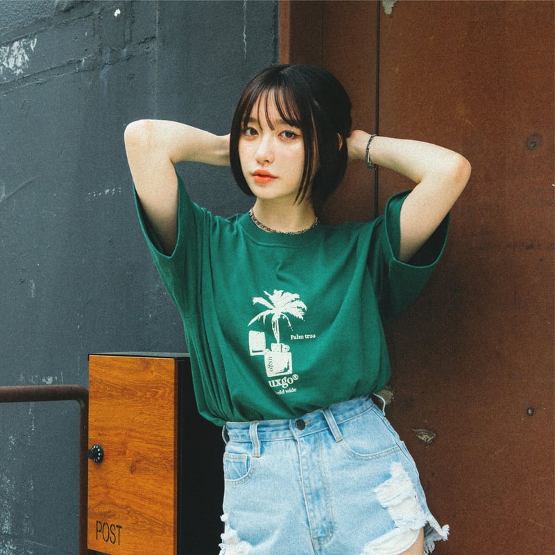 Palm tree Tee (Green) | uxgo