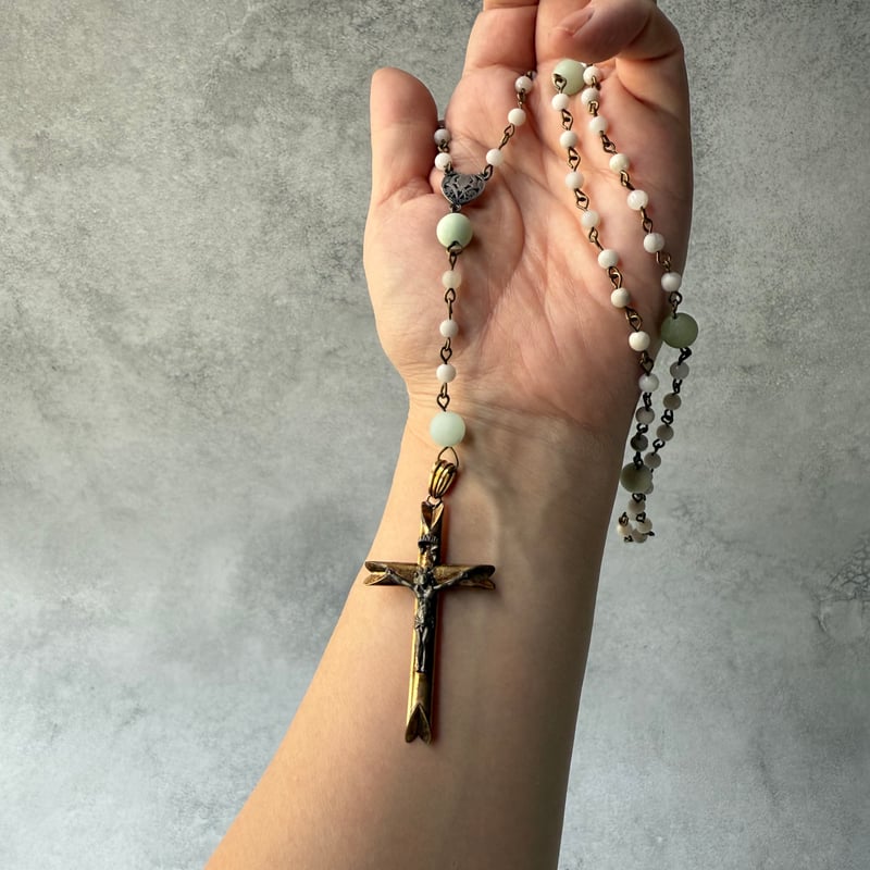 026 祈りをつなぐロザリオ – アンティーク十字架の再生 | 134 oldbeauty