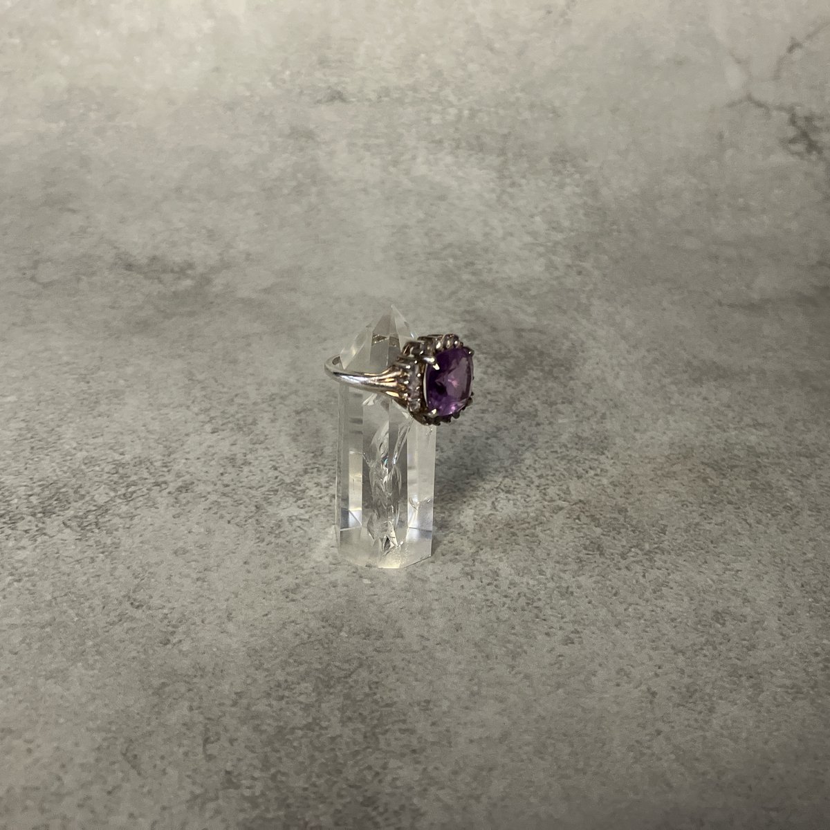 ヴィンテージ シルバーとアメジストのリング | 134 oldbeauty 
