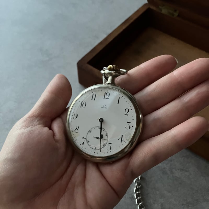 OMEGA オメガ 懐中時計 手巻き 003 アンティーク OMEGA 手巻き式懐中時計 – 1908年の時を刻む