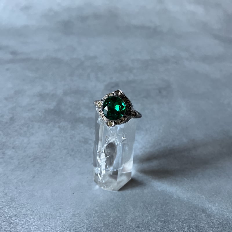 ヴィンテージ風宝石付きリングセット リングセット ヴィンテージ風 アンティーク 派手 個性的 宝石 湯婆婆