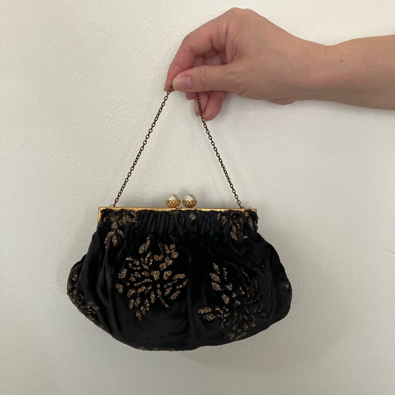 プラダ ヴィンテージ がま口 ベロア ハンドバッグ 鞄 ✨希少✨ PRADA プラダ トートバッグ ヴィンテージ がま口