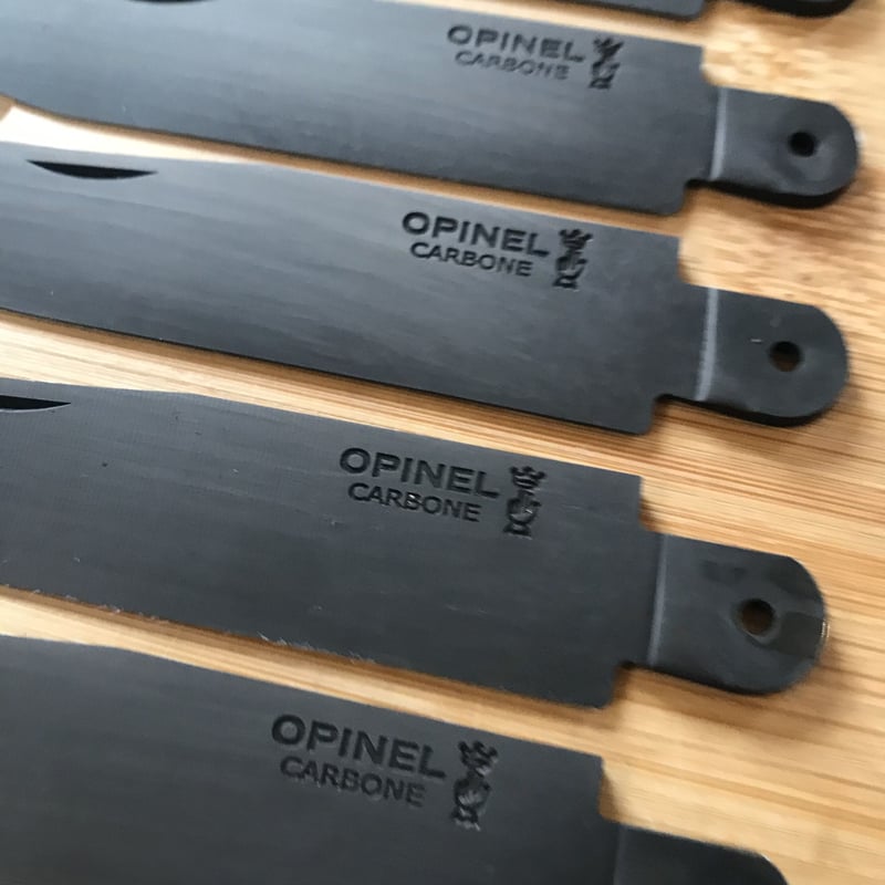 OPINEL - オピネル カーボン　ナイフ　9 黒錆加工済み アシモグリップカスタム　希少 オピネル OPINEL no.9 黒サビ加工 A | RiverField
