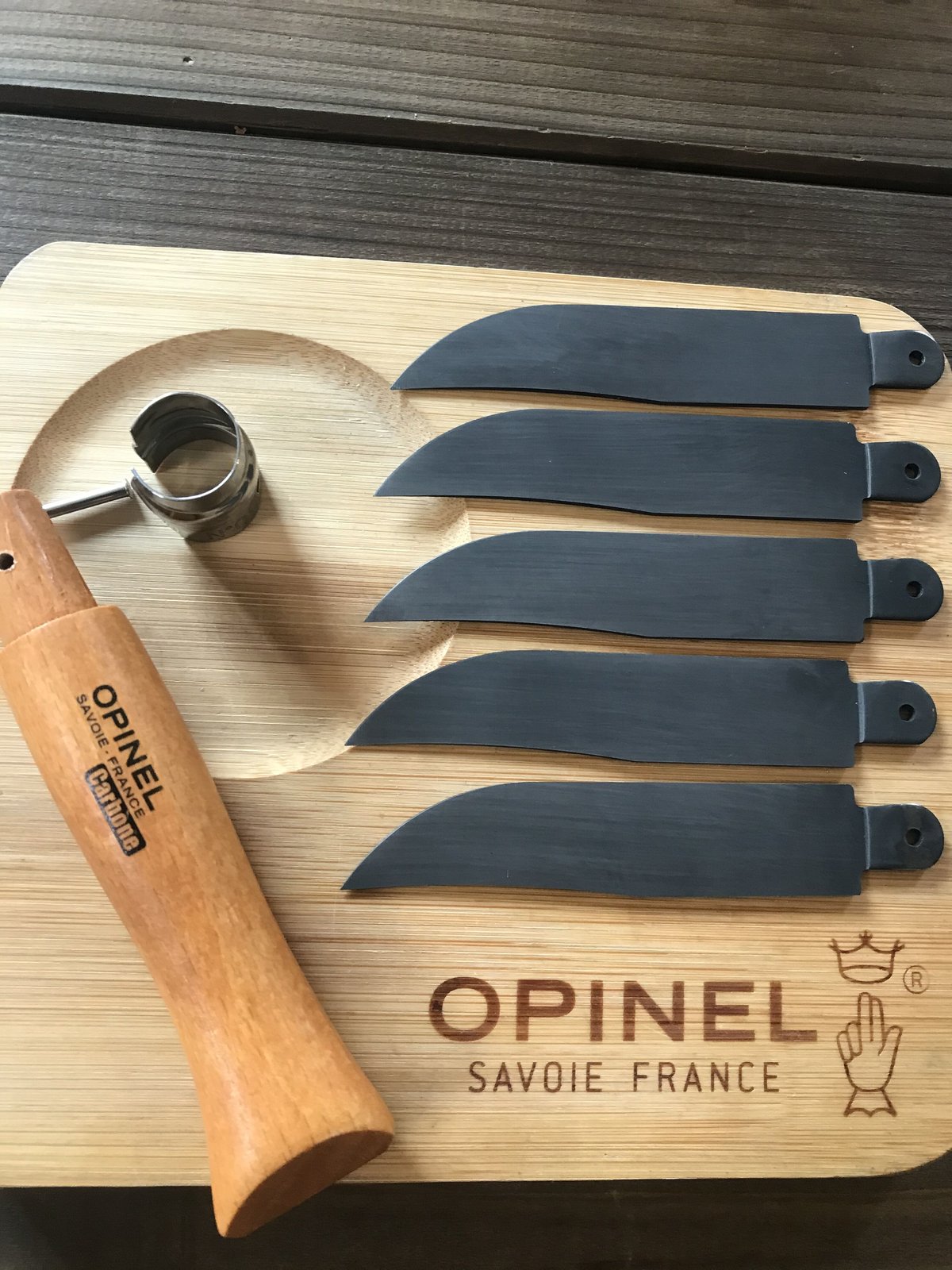 OPINEL - ycamさま専用　アシモクラフト&amp;オピネルナイフ♯9黒錆加工 OPINEL - ycamさま専用 アシモクラフト&オピネルナイフ♯9黒錆